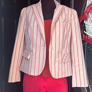 Apostrophe career striped blazer or jacket size 10P